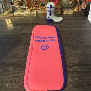 Pink Hair Tool Pouch